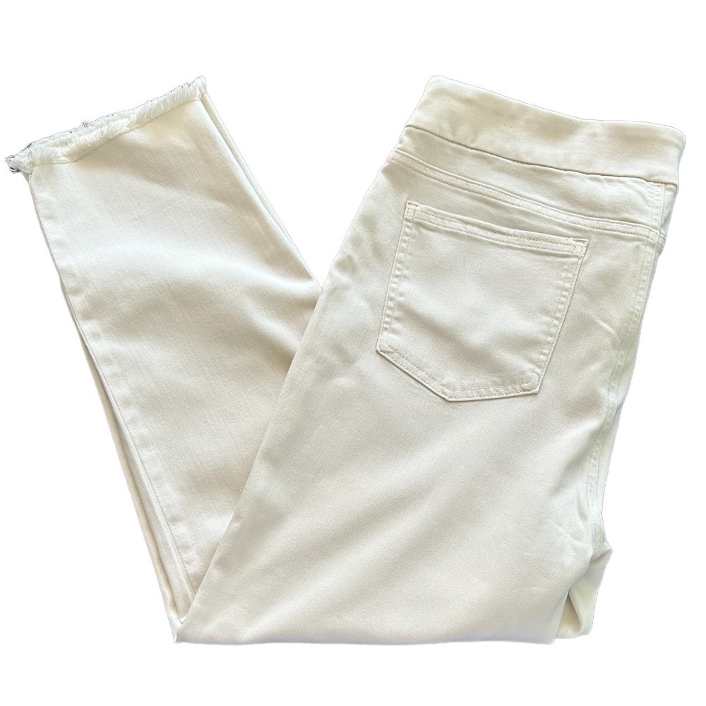 Women’s Cream Stretch Skinny Jeans